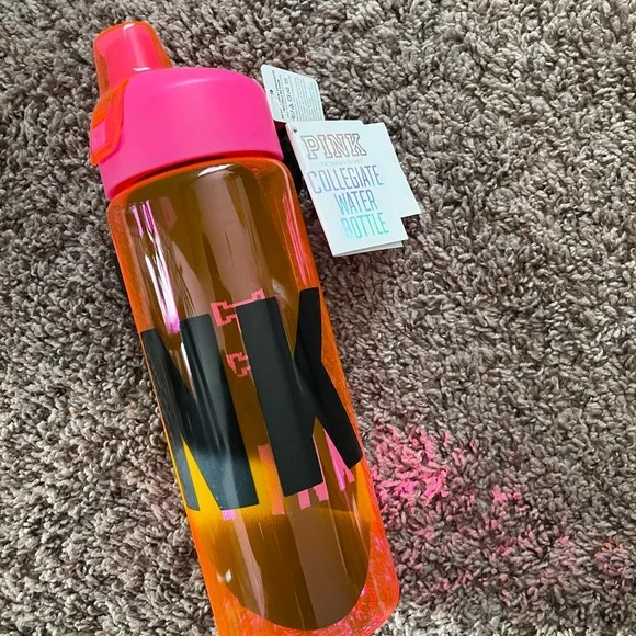 Pink Victoria’s Secret Collegiate 32 oz. Water Bottle with socks! - Picture 3 of 7